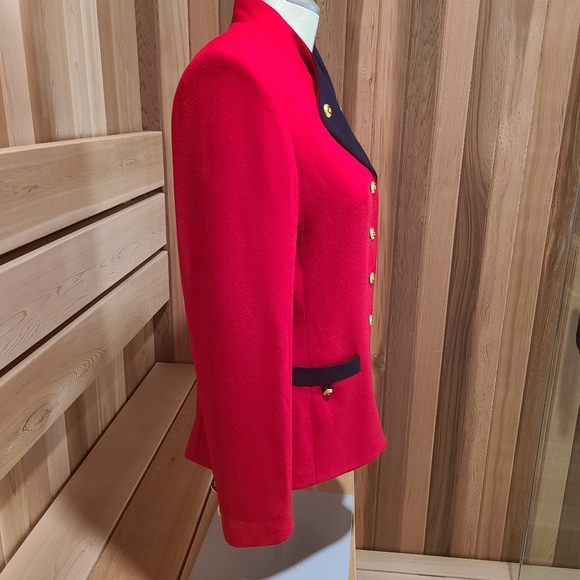 Military Style Jacket Kasper/ Sz 6 - Picture 2 of 14